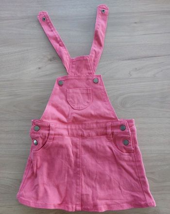 Salopette rose tissaia 1 an