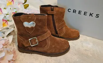 Bottes Bottines Cuir Zip Creeks T29