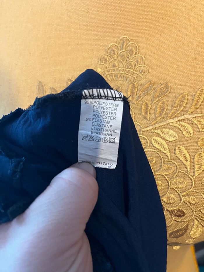 Debardeur dentelle marine taille unique - photo numéro 4