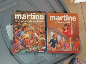 Lot 2 livres Martine
