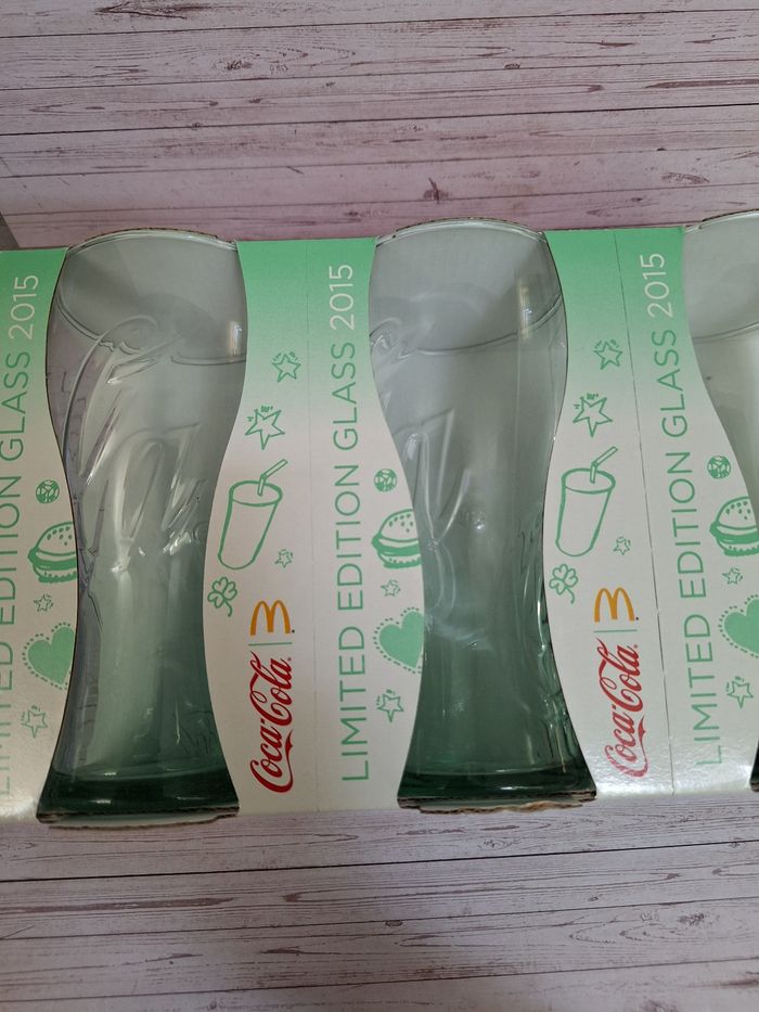 Lot 3 verres coca-cola limited édition 2015 McDonald's - photo numéro 2