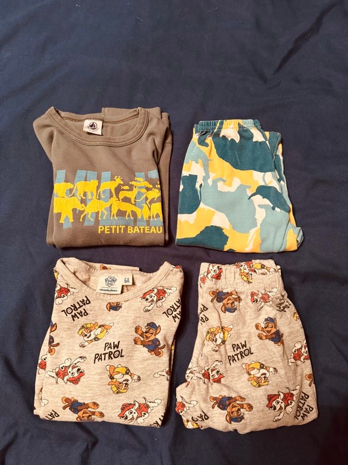 Lot de 2 pyjamas garçon 6 ans