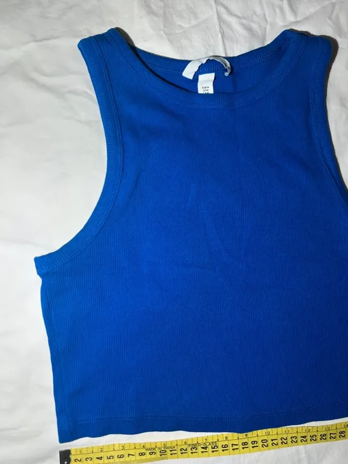 Top bleu h&m - photo numéro 2