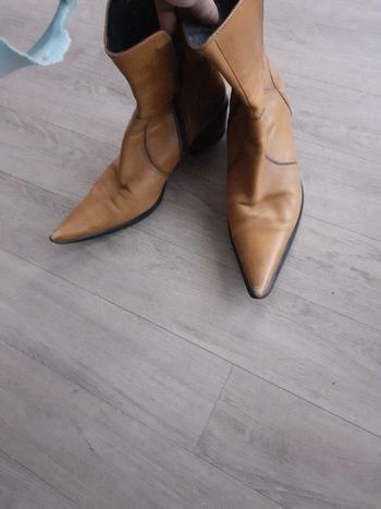 Bottines moutarde 38