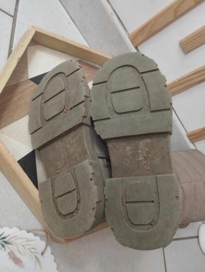 Bottes grises hiver Zara 31 - photo numéro 8