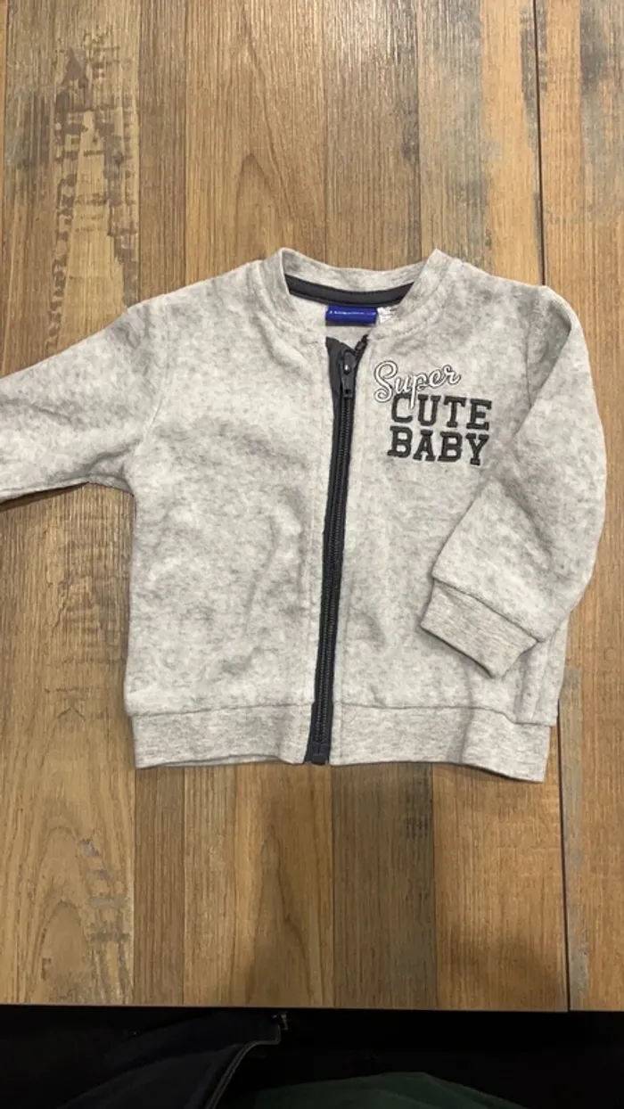 Ensemble veste jogging velours - photo numéro 2