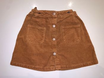 Jupe en velours côtelé