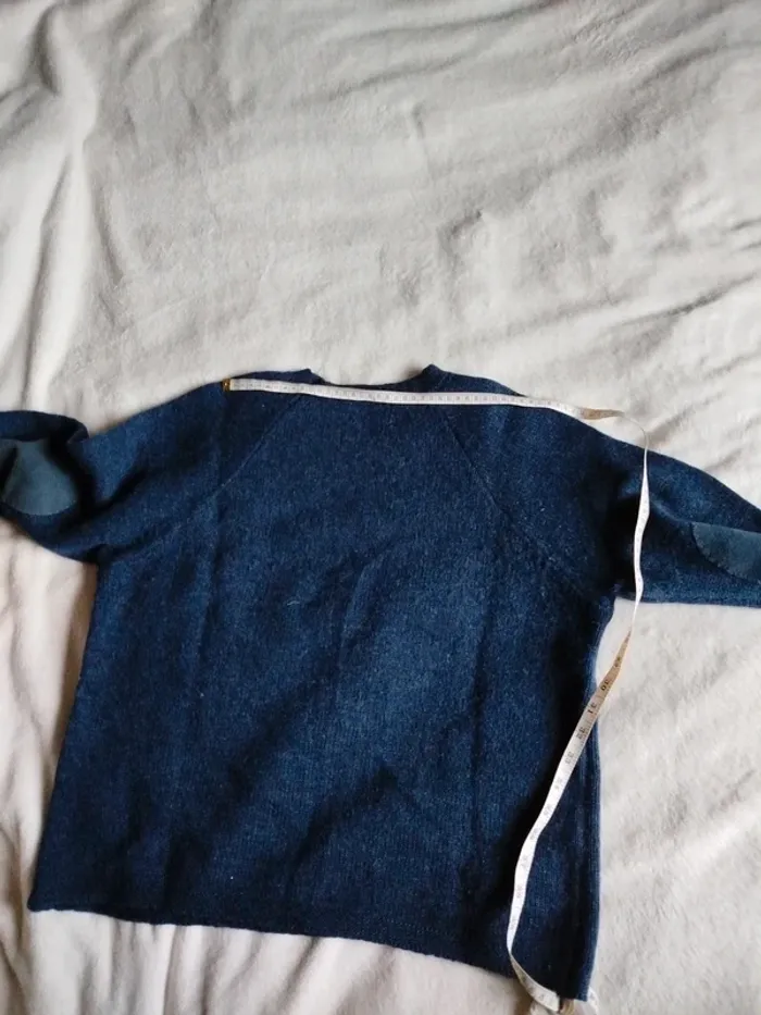Pull vintage Sisley 100% laine vierge made in Italy - photo numéro 10