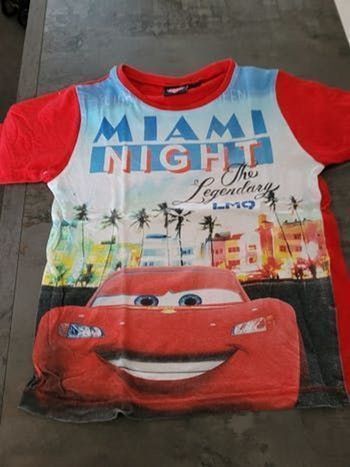 T shirt cars taille 6ans