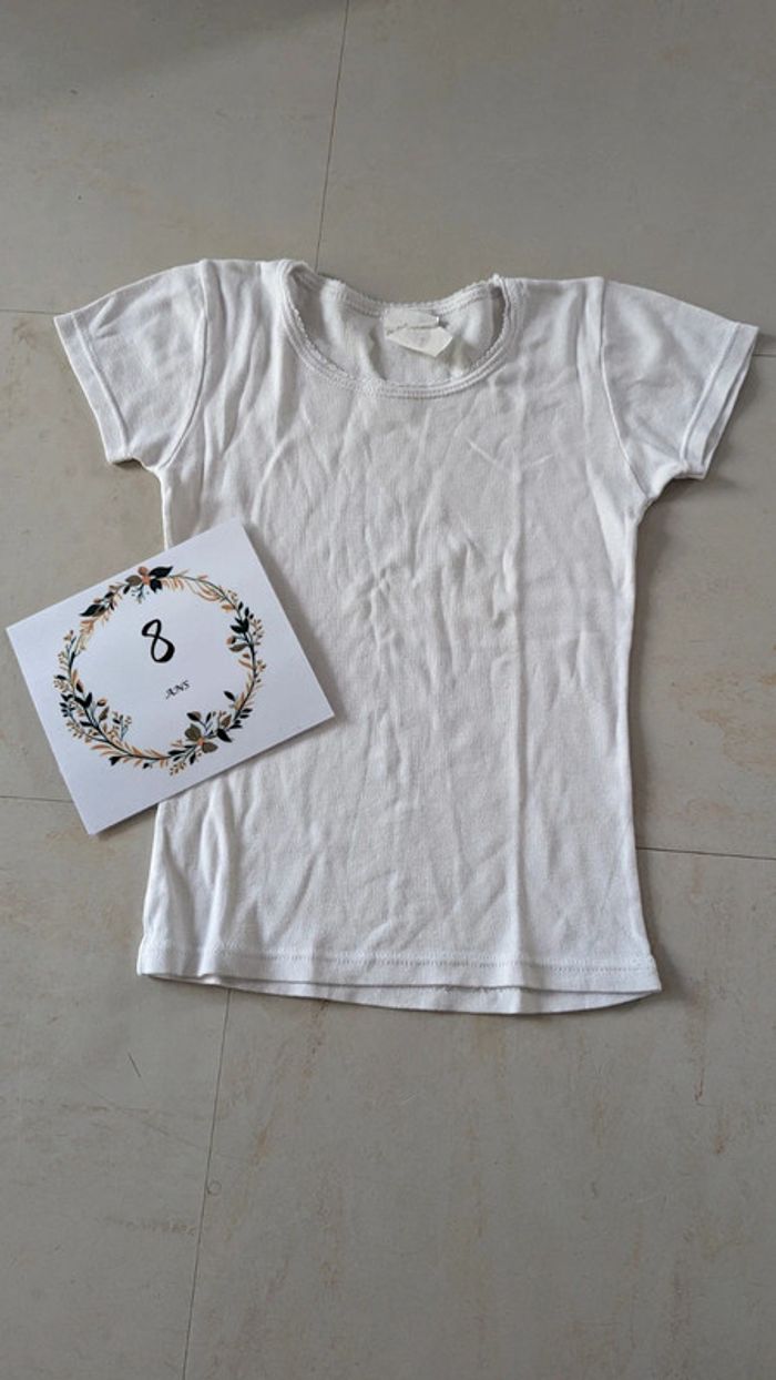 Maillot de corps 8 ans