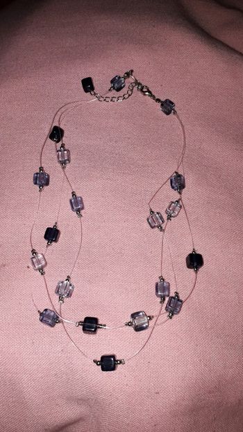 Collier fantaisie perles