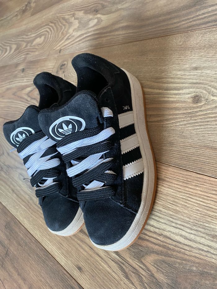 Baskets noires Adidas Campus T37 1/3 - photo numéro 2