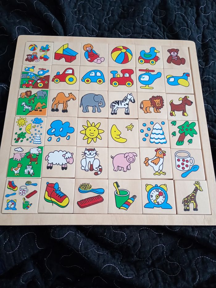 Jeu éducatif en bois