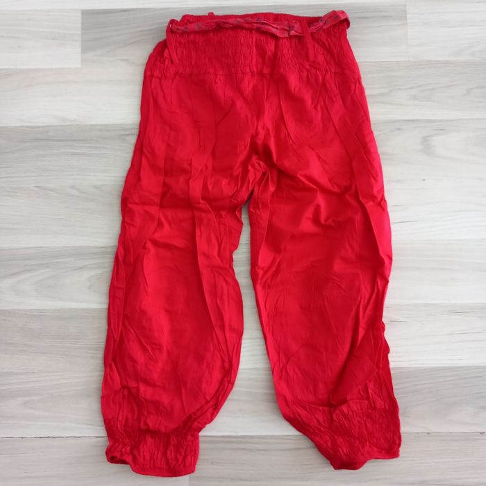 Pantalon femme rouge taille M - photo numéro 6