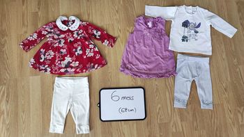 lot de vêtements taille 6 mois