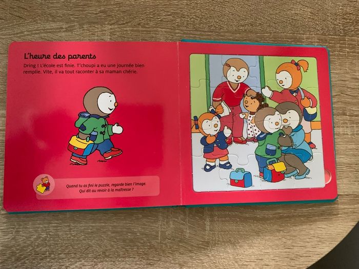 Livre puzzle T’choupi vive l’école - photo numéro 8
