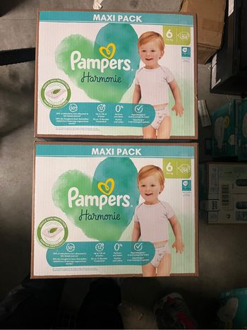 Couches Pampers harmonie taille 6