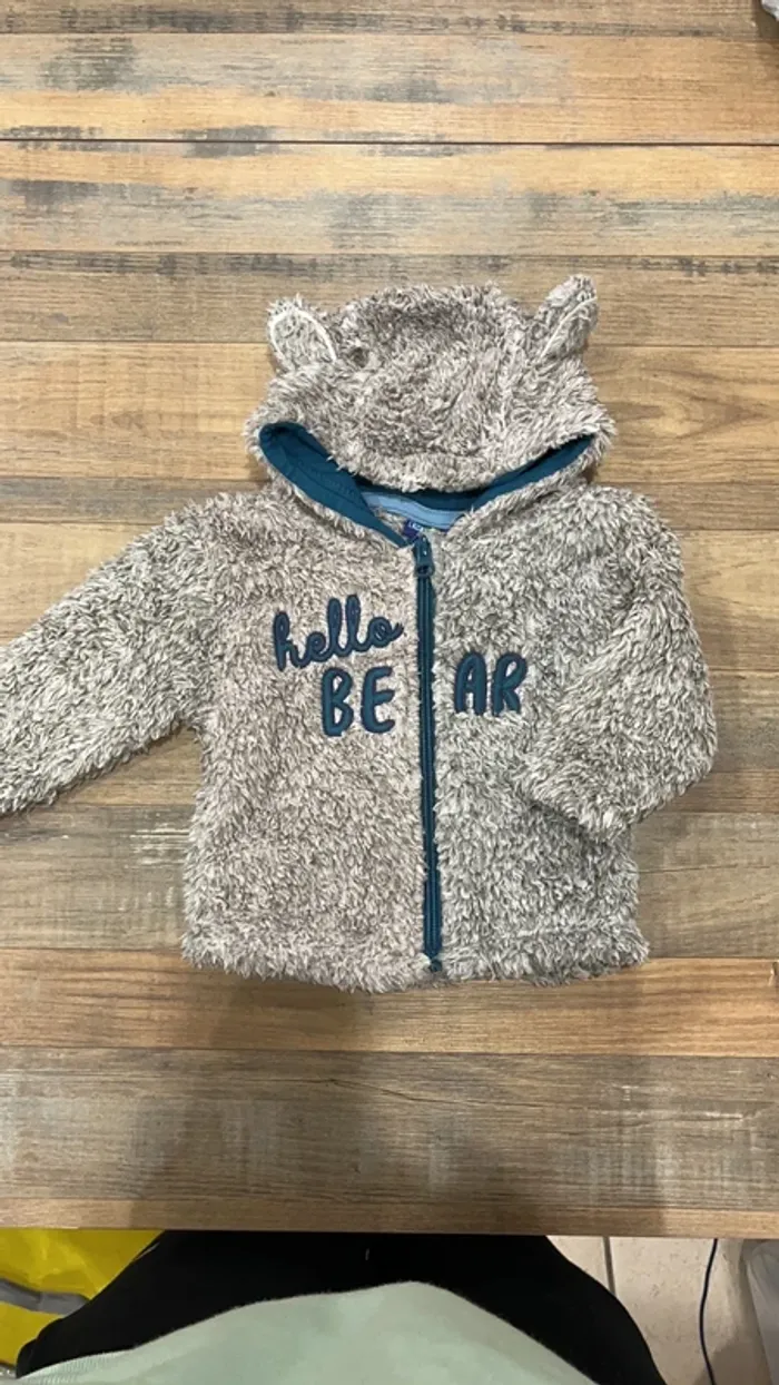 Veste polaire hello bear