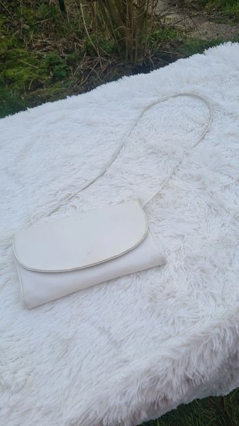 Sac Pochette blanche vintage