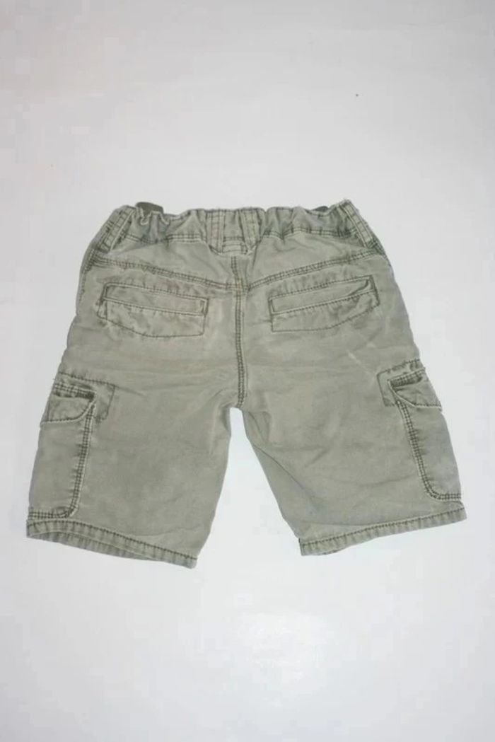 Bermuda kaki délavé Okaidi 4 ans - photo numéro 2
