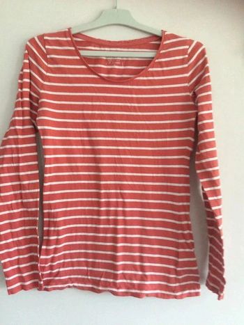 T-shirt rayé manches longues