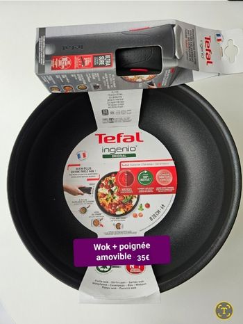 Wok Tefal Ingenio 28 cm + poignée – Neuf