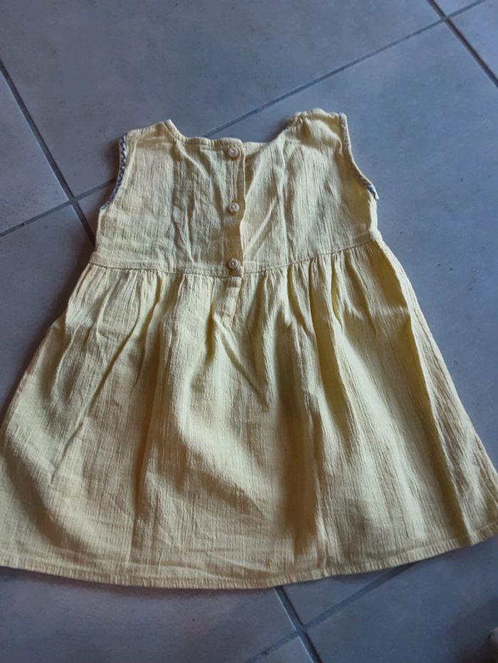 Robe tunique brodé fleurs T. 2 ans - photo numéro 2