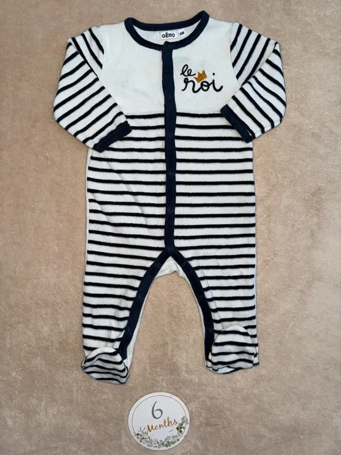 Pyjama 1 pièce • gémo • taille 6 mois