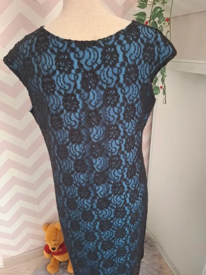 Robe bleu et noir - photo numéro 3