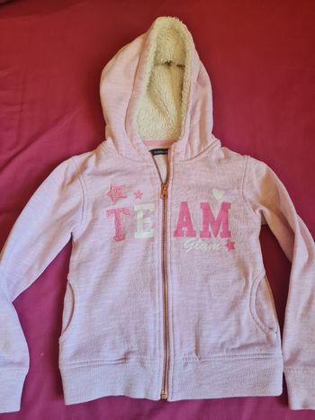 Gilet à capuche fille
