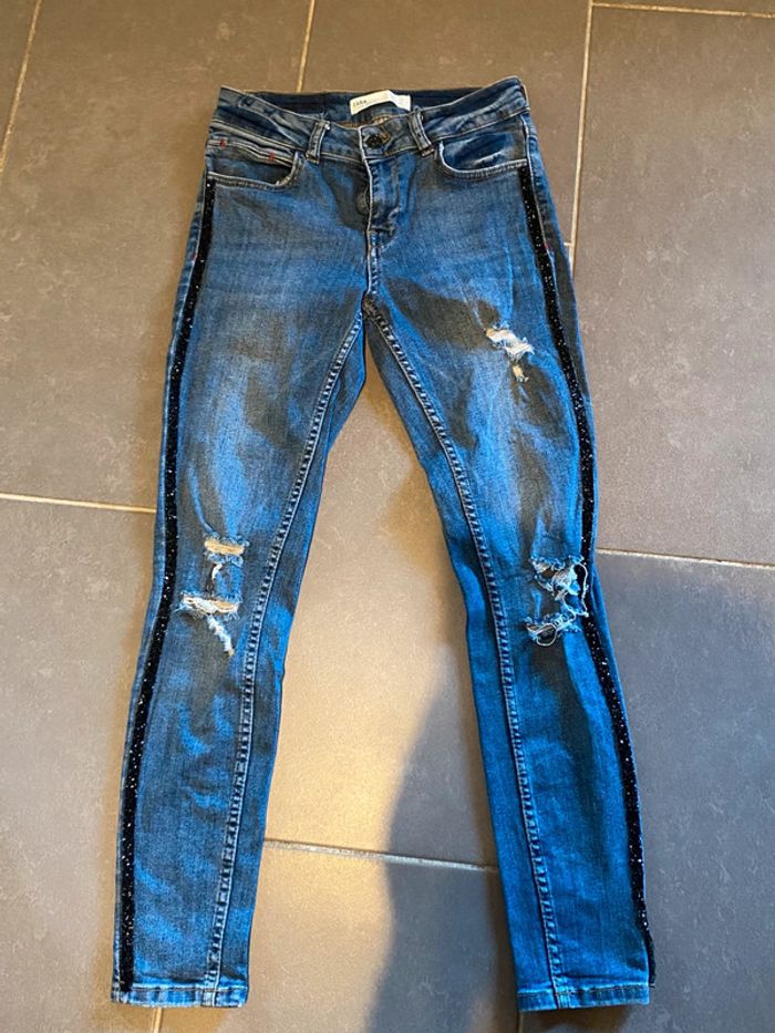 Jean femme troué Zara taille 34