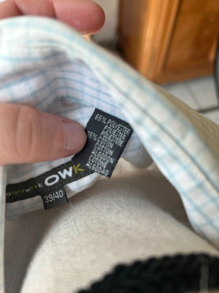 Chemise à carreaux OWK 39/40 - photo numéro 4