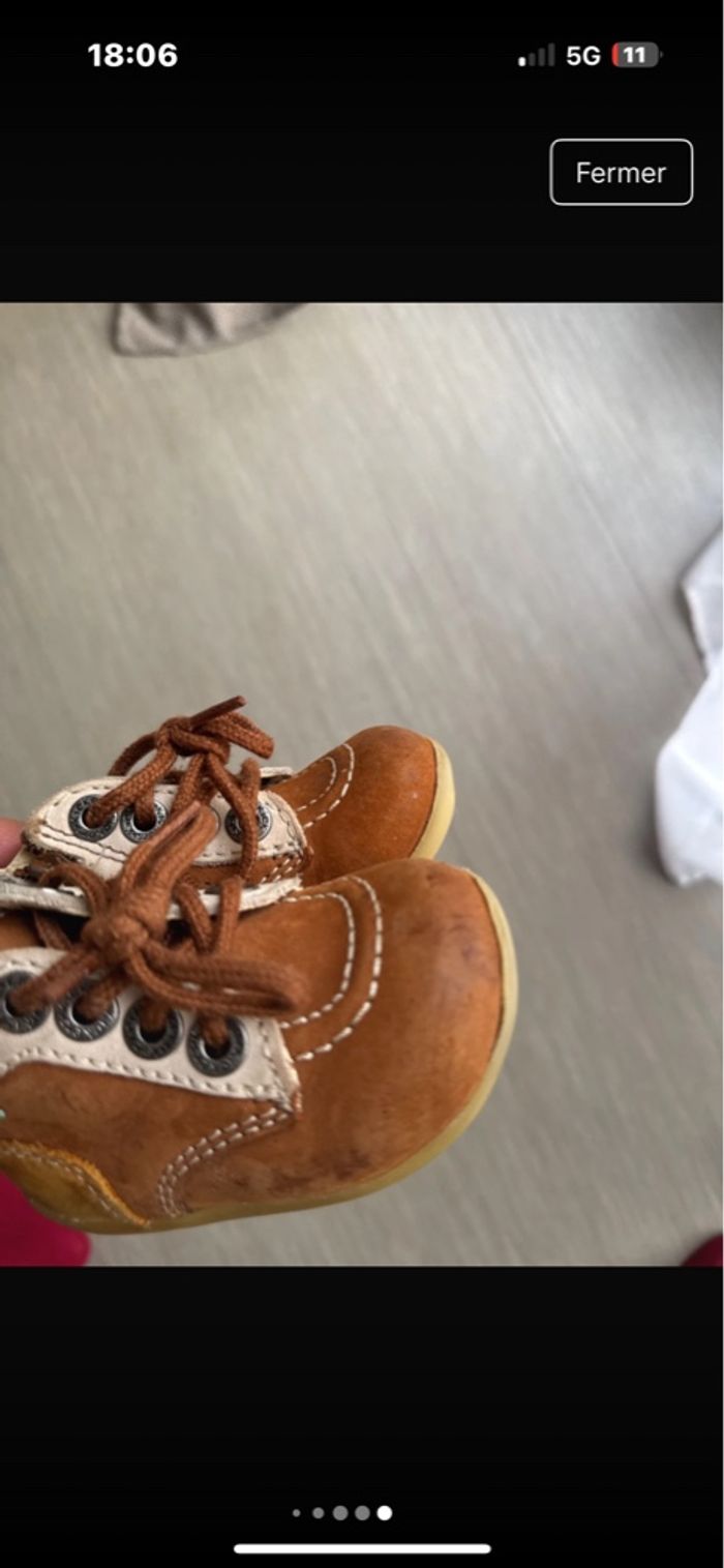 Kickers bébé garçon taille 19 - photo numéro 4