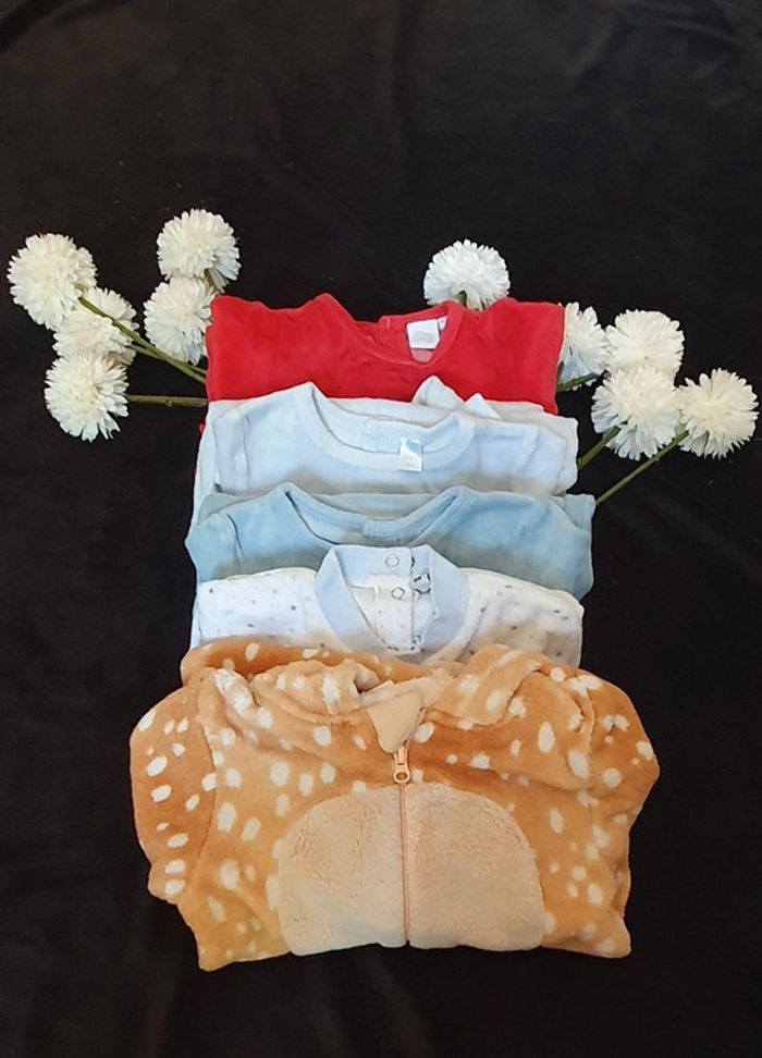 Lot 5 pièces pyjamas 6mois