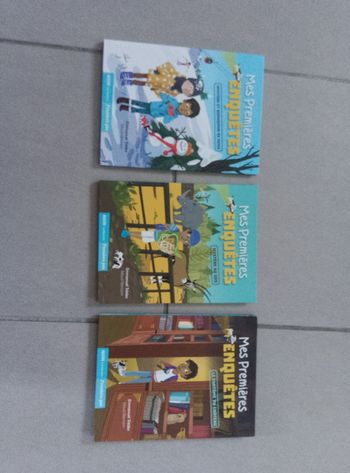 Lot de 3 livres mes premières enquêtes