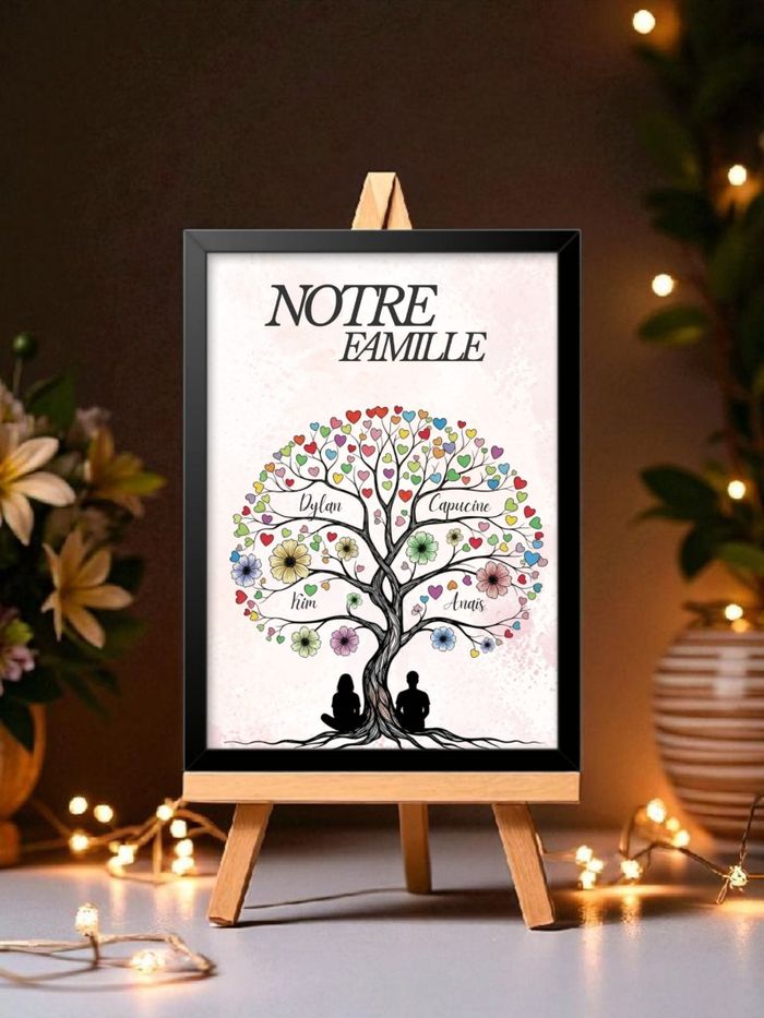 Affiche arbre de vie personnalisé - photo numéro 2