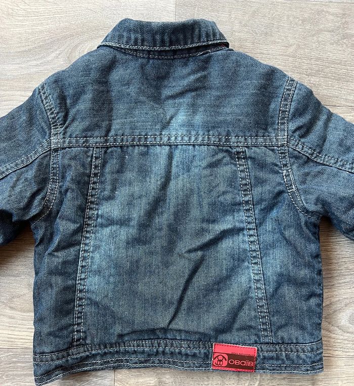 Très belle veste en jean intérieur molletonné taille 18 mois Obaïbi - photo numéro 3