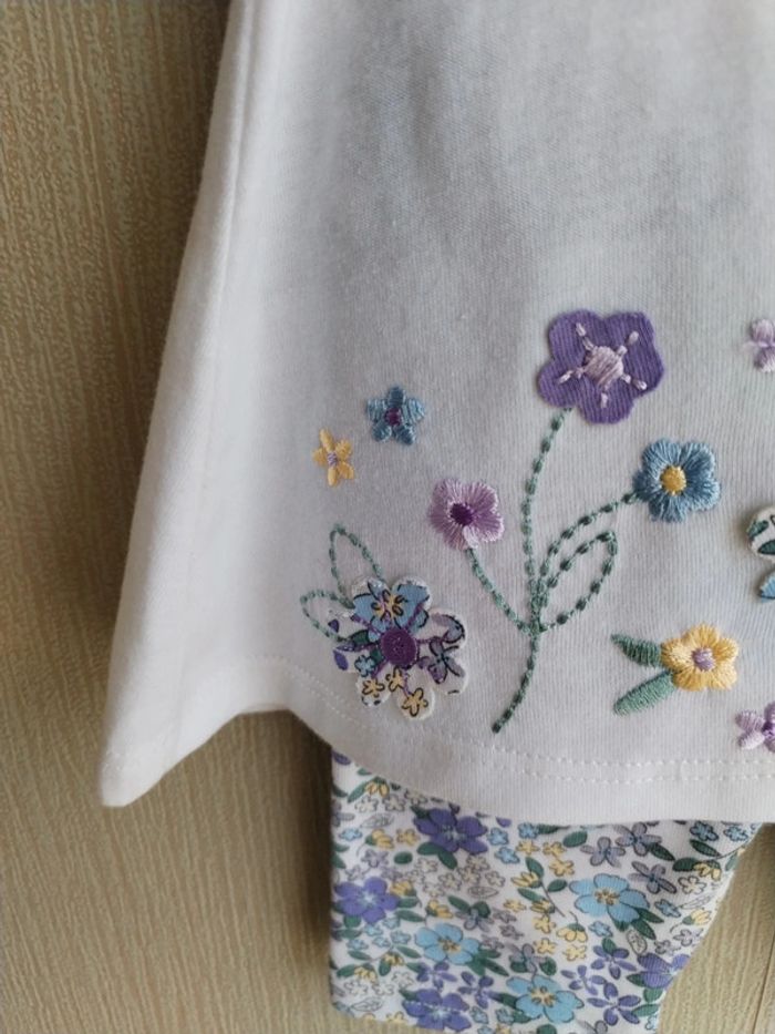 Ensemble short tee shirt bébé fille - photo numéro 3