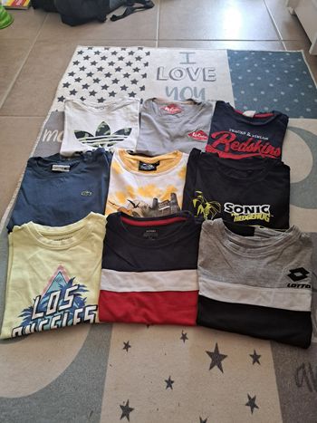 Vend lot tee-shirts garçon plusieurs marque