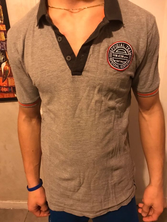 T-shirt/Polo gris RG512 taille M édition limité - photo numéro 3