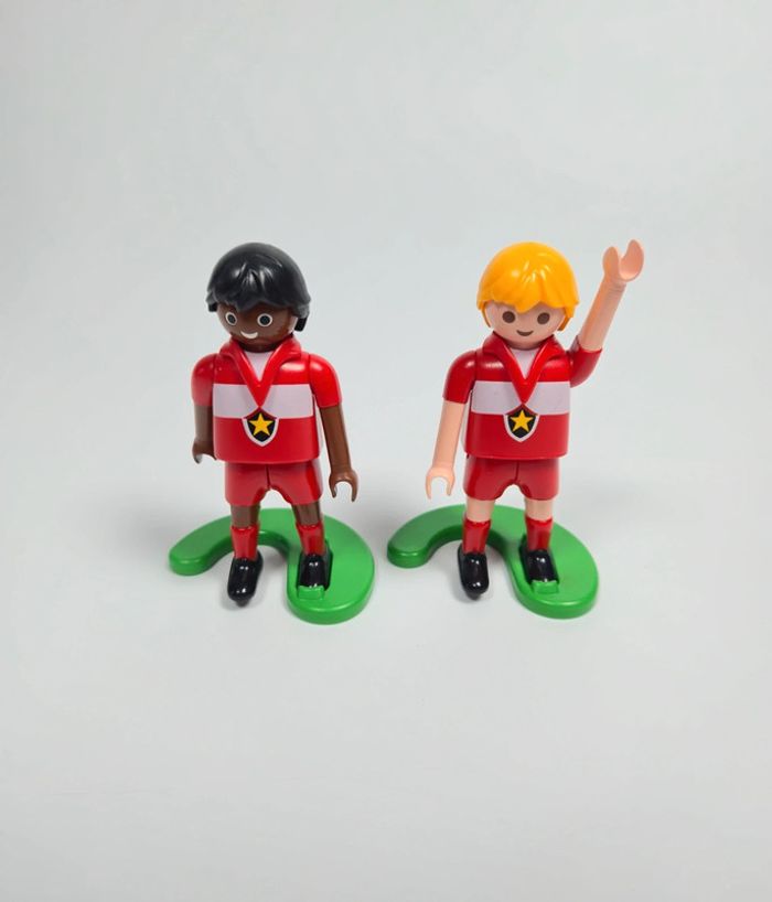 Playmobil Joueurs de Football Rouge