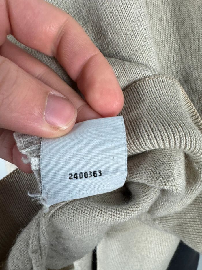 Pull Lacoste vintage beige taille XXL - photo numéro 8