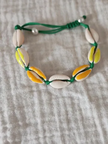 Bracelet coloré en coquillage – Style bohème idéal été