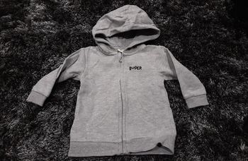 Gilet sweat zippé à capuche - 9 mois