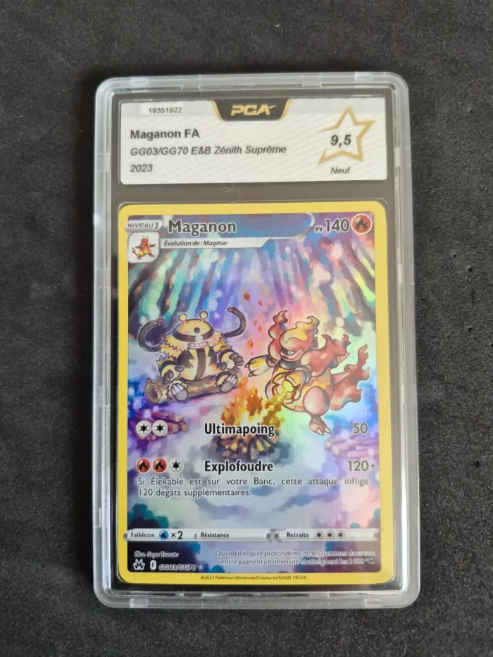 Carte Pokémon Maganon GG03/GG70 EB12.5 Epée & Bouclier Zenith Suprême FR Pca 9.5