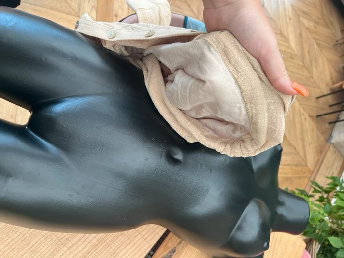 Combinaison short Combishort été lin neuf étiqueté saharienne - photo numéro 5