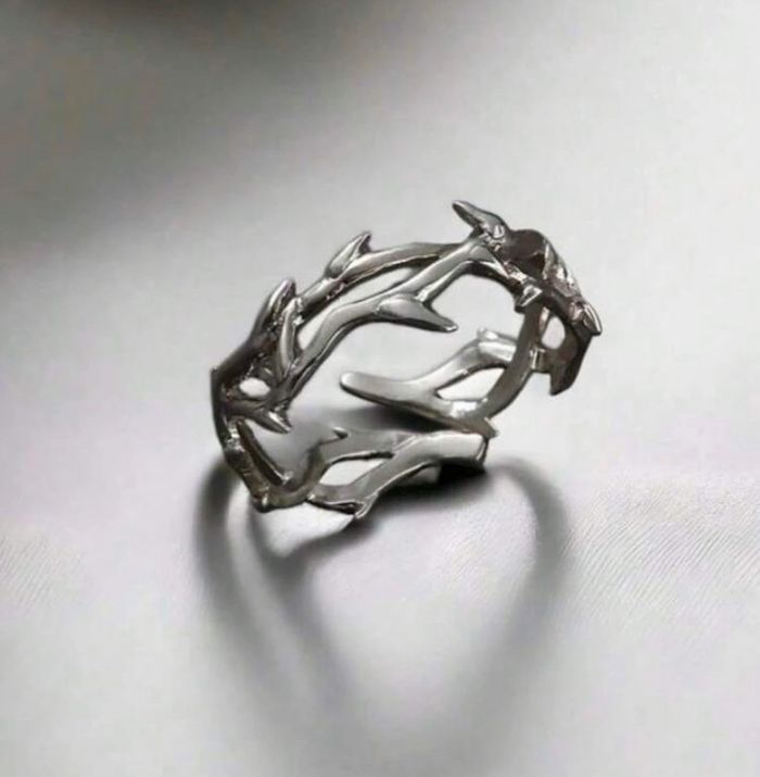 Bague Argentée Aesthetic et inoxydable - photo numéro 2