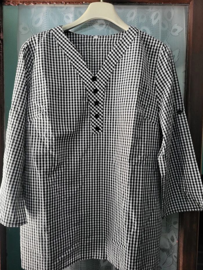 Blouse vichy xl
