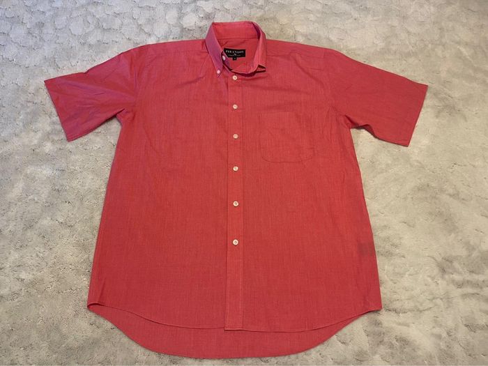 Chemise manches courtes rose - Armand Thierry - T.3