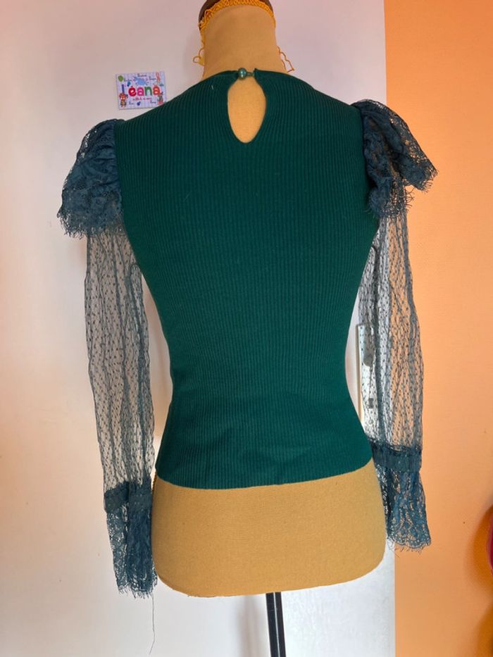 Pull chic sexy dentelle bisous project taille unique - photo numéro 4